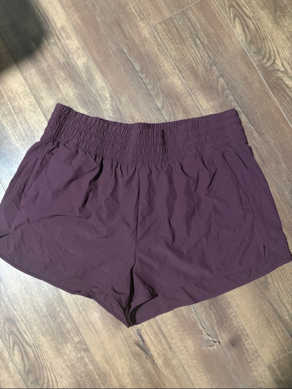 Old Navy Wine Elastic-Waist Athletic Shorts